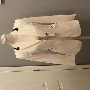 Antonio Melani Ivory and Black Jacket